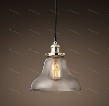 replica  20TH C. FACTORY FILAMENT CLEAR GLASS BOULANGERIE Restoration Hardware