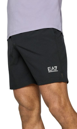 Мужские теннисные шорты EA7 Man Woven - черный