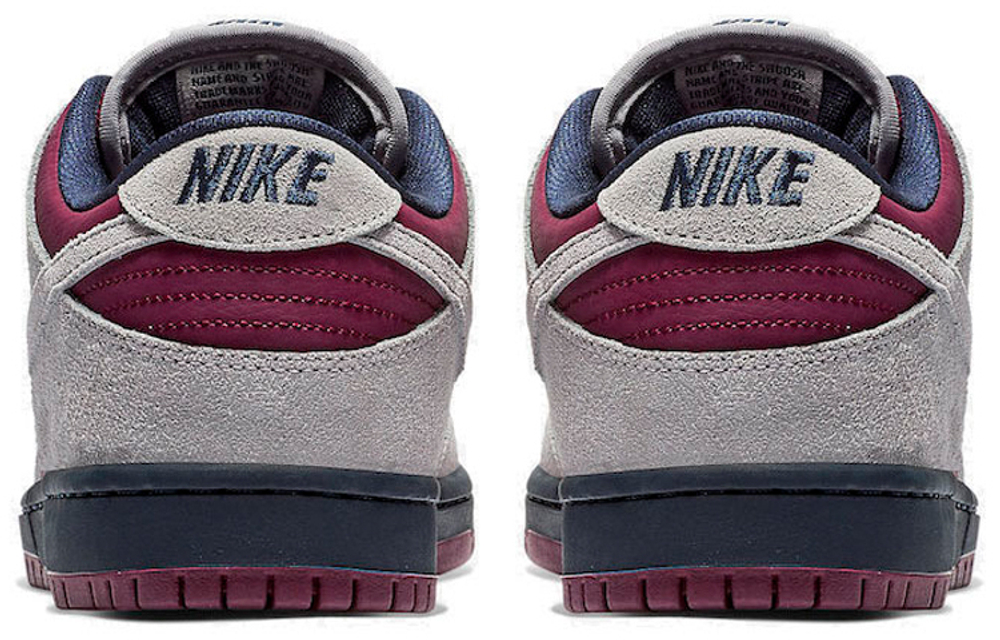 Nike Dunk SB Pro "True Berry" cowhide Bordeaux non-slip lightweight low-top sneakers for men and women with the same burgundy