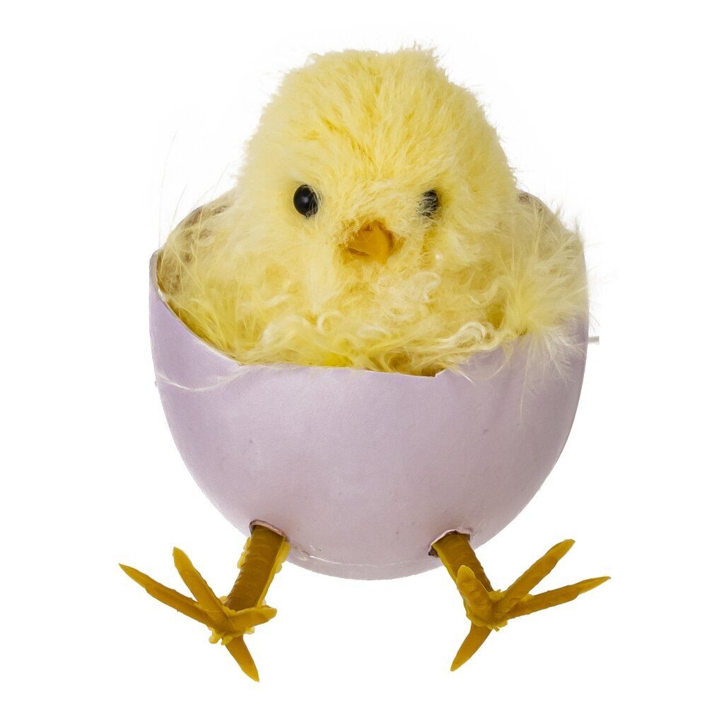 GAEM Изделие декоративное подвесное "Цыпленок" (блок 6шт), L7 W5 H7 см, 3в.