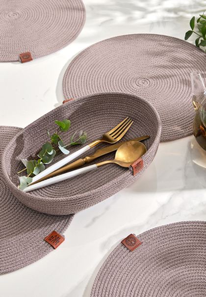 Декоративная корзиночка Luxberry Boho какао