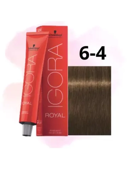 Igora Royal Краска для волос 6-4 тёмно-русый бежевый
