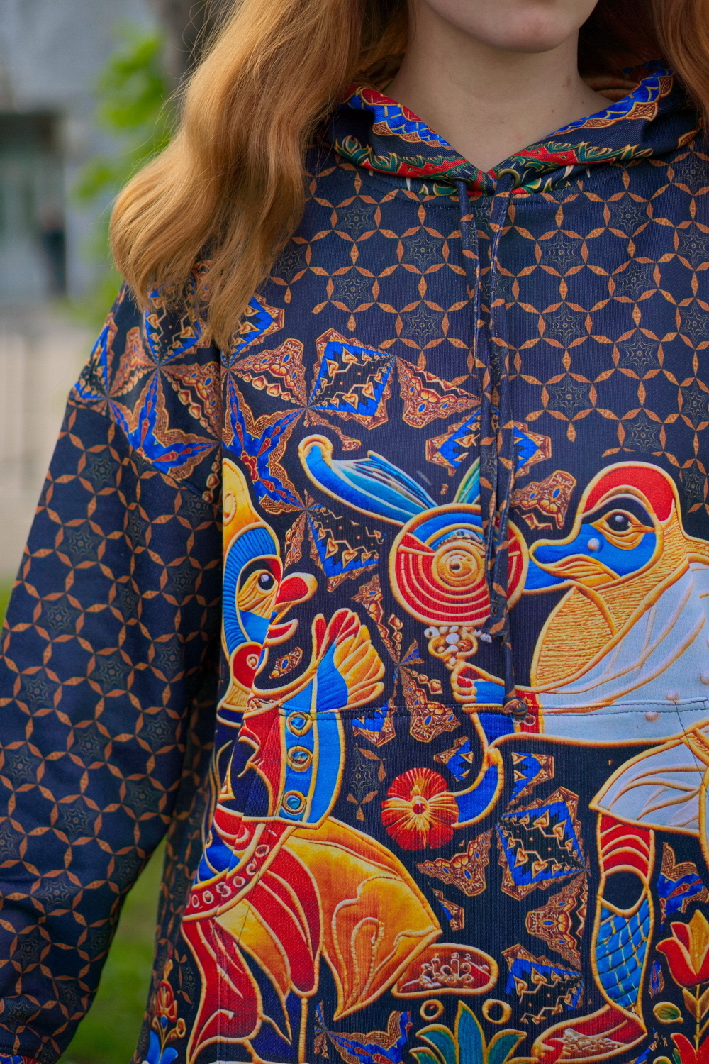 Худи "Пляшут под волынку" (серия "Русский лубок")