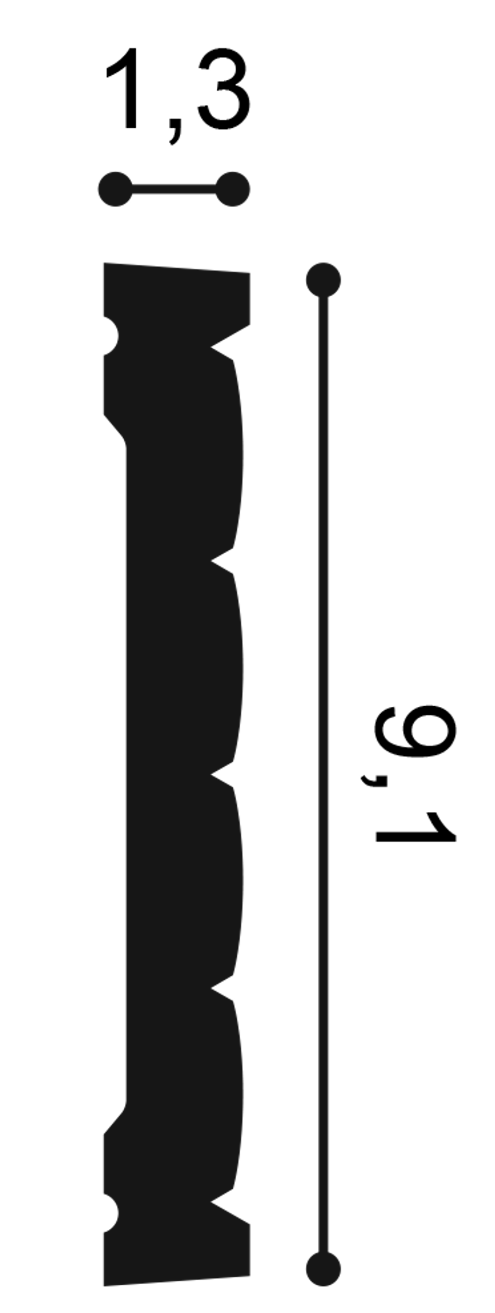 Молдинг P5020
