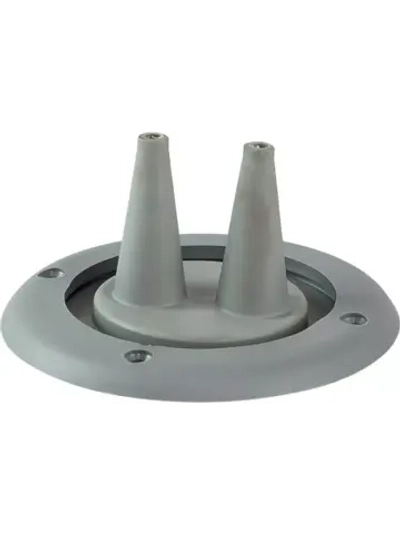 Пыльник для 2-х боуденов, Ø накладки 105 мм, серый