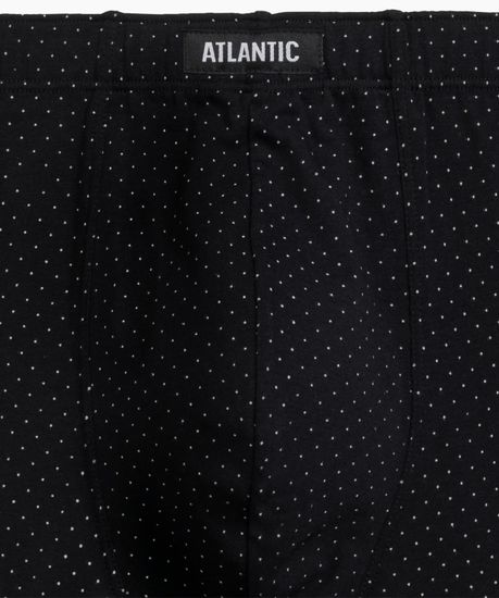 Трусы мужские боксеры (3шт), Atlantic 3MH-196, хлопок, черный + изумрудный