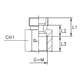 Соединение PS DS42 48х2 (корпус)