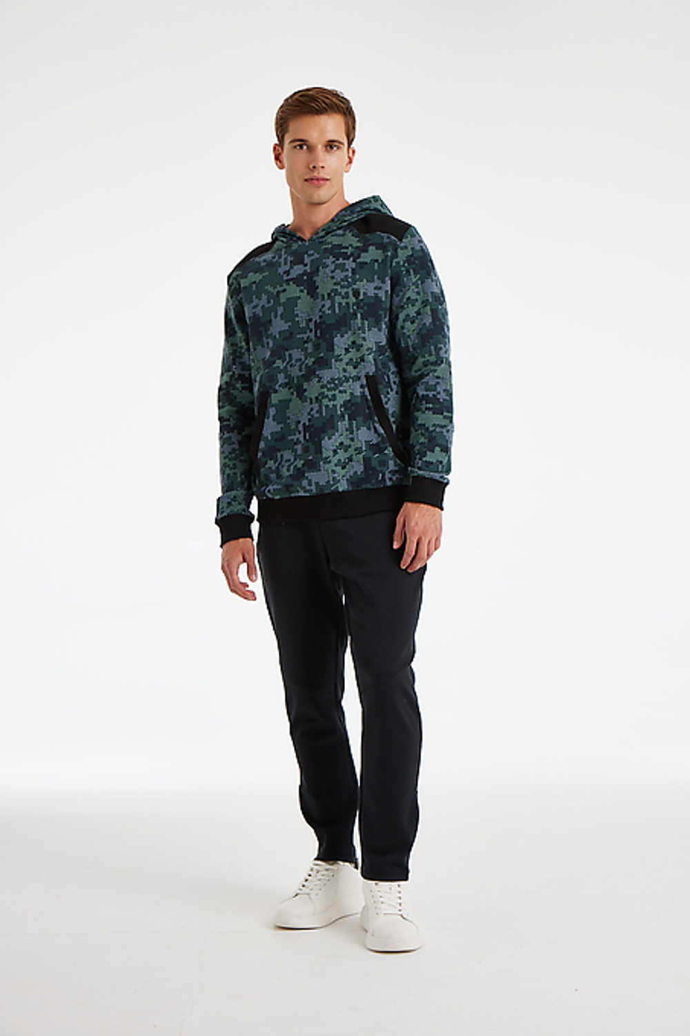 Худи мужское Cool Nature серый