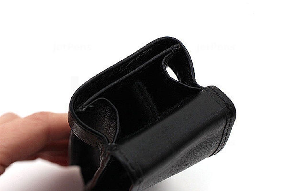 Чехол для 2 ручек Kaweco Standard Flap из кожи черный (10000270) 2