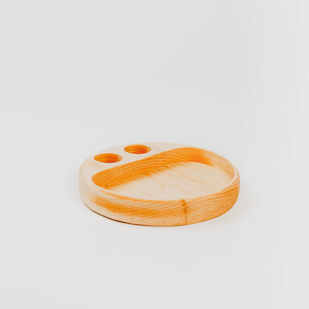 Деревянная менажница "Смайл" из кедра