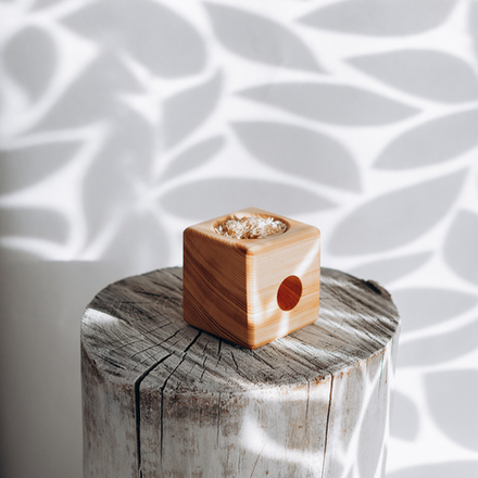 Деревянный ароматизатор для дома - КУБ DA5