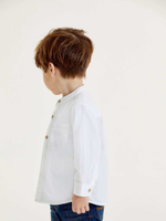 Рубашка льняная для мальчика Next U80-068, Белый