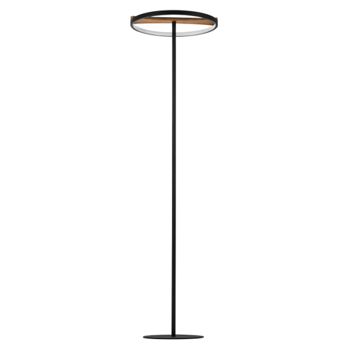 723727 Торшер LODI LED 9W 720LM ЧЕРНЫЙ/ДЕРЕВО 3000K