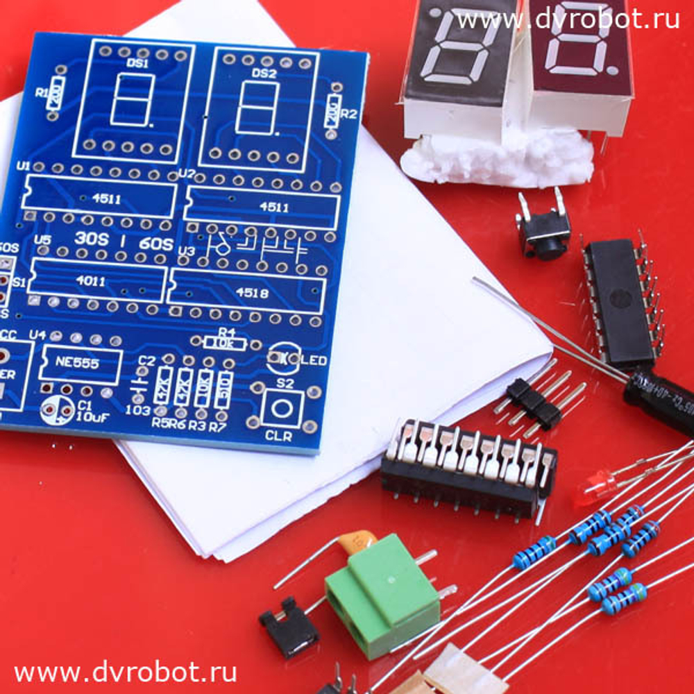 Таймер 30/60 секунд - DIY