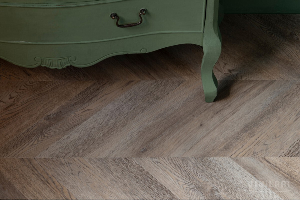 SPC Ламинат  VINILAM PARQUET CHEVRON Шеврон Шампань