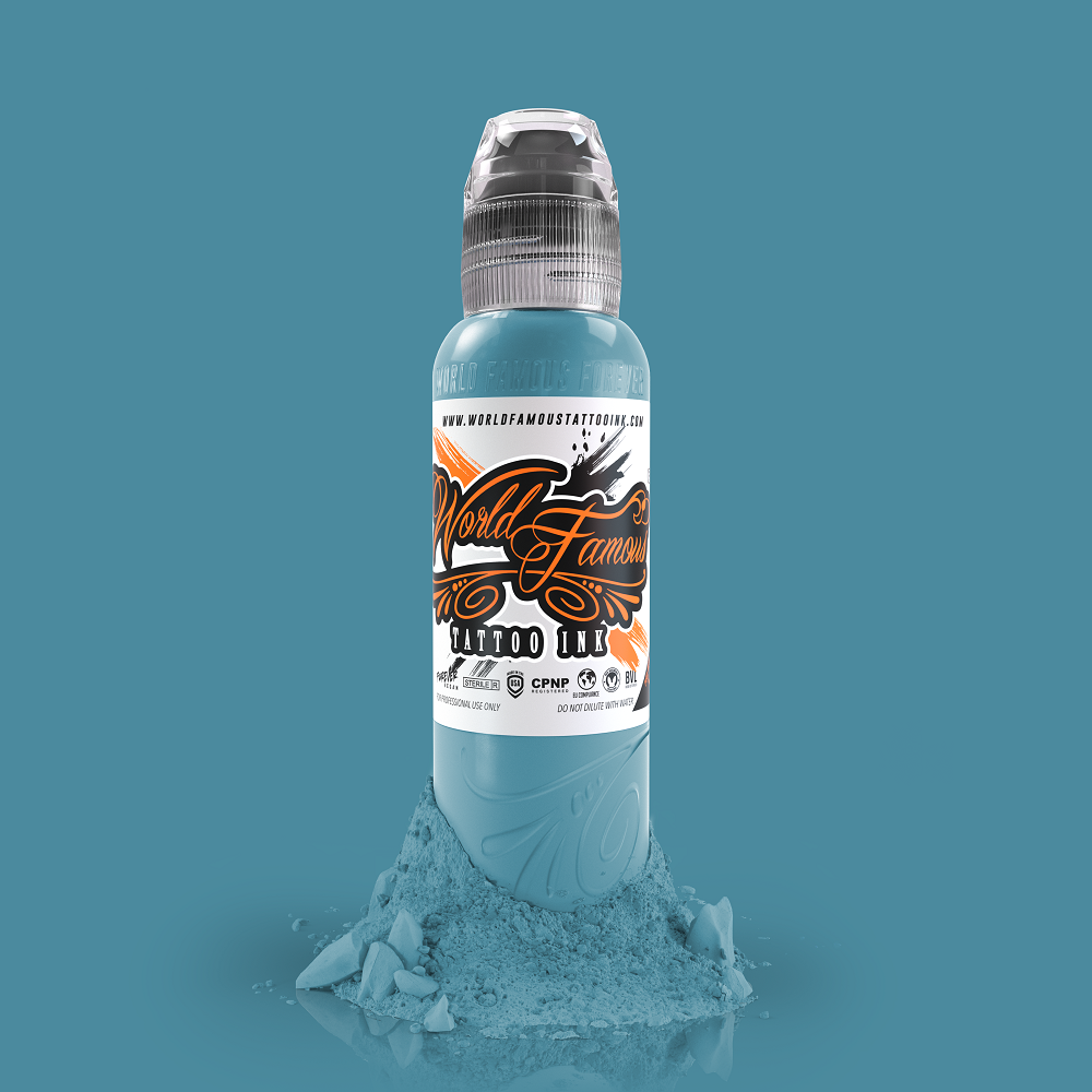 A.D. Pancho Light Blue World Famous Tattoo Ink