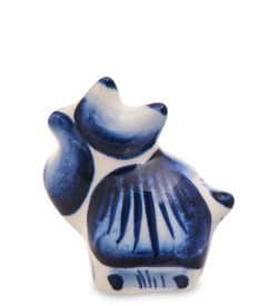 ГЛ- 713 Фигурка «Козлик» (Гжельский фарфор)