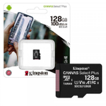 Карта памяти Kingston Canvas Select Plus 128Гб SDXC, C10/UHS-I U3 (SDS2/128GB)