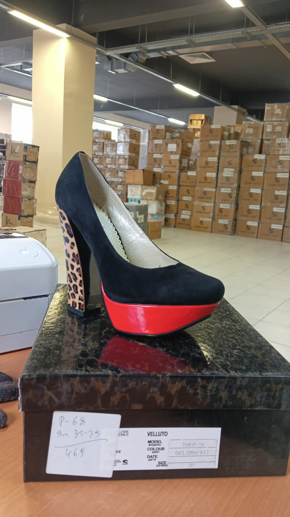 Туфли женские VELLUTO T08-P-9B \001\D99\S17\P68