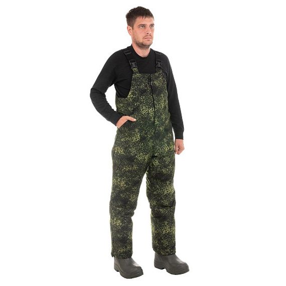 Костюм охотника зимний Салаир Комфорт, цв.зеленый пиксель р.44-46/170-176 Helios