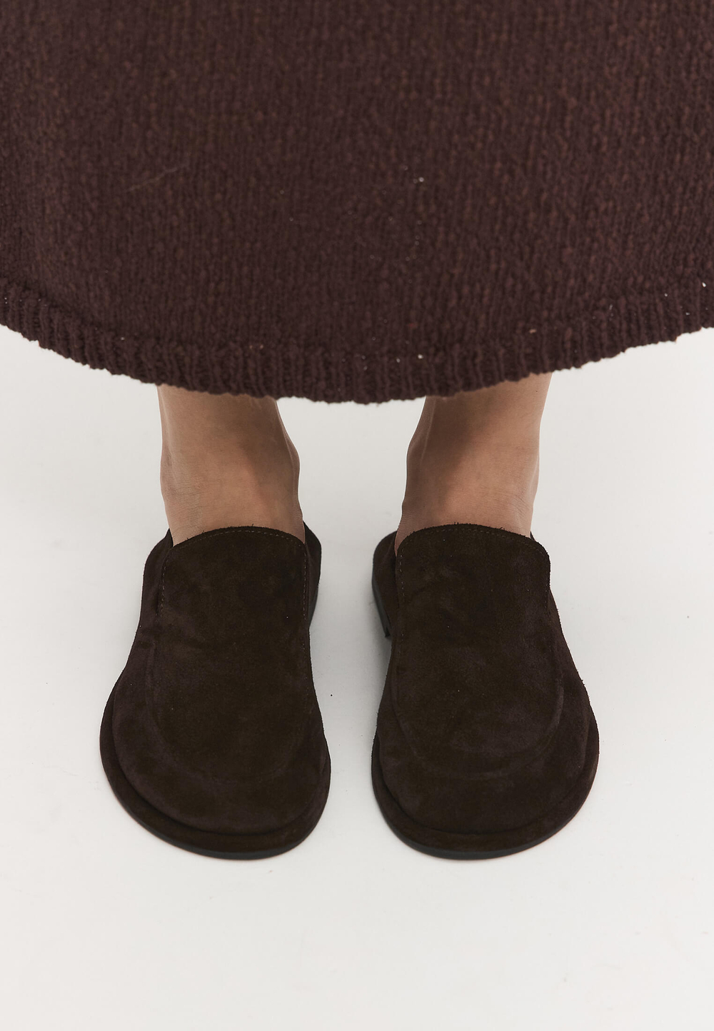 Лоферы // Julia // Chocolate // Suede