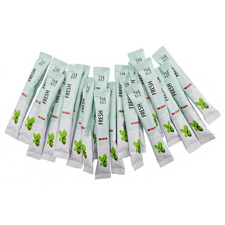 Ополаскиватель для полости рта Venzen Pure Fresh Mint Cool Mouthwash освежающая мята в саше 10 мл