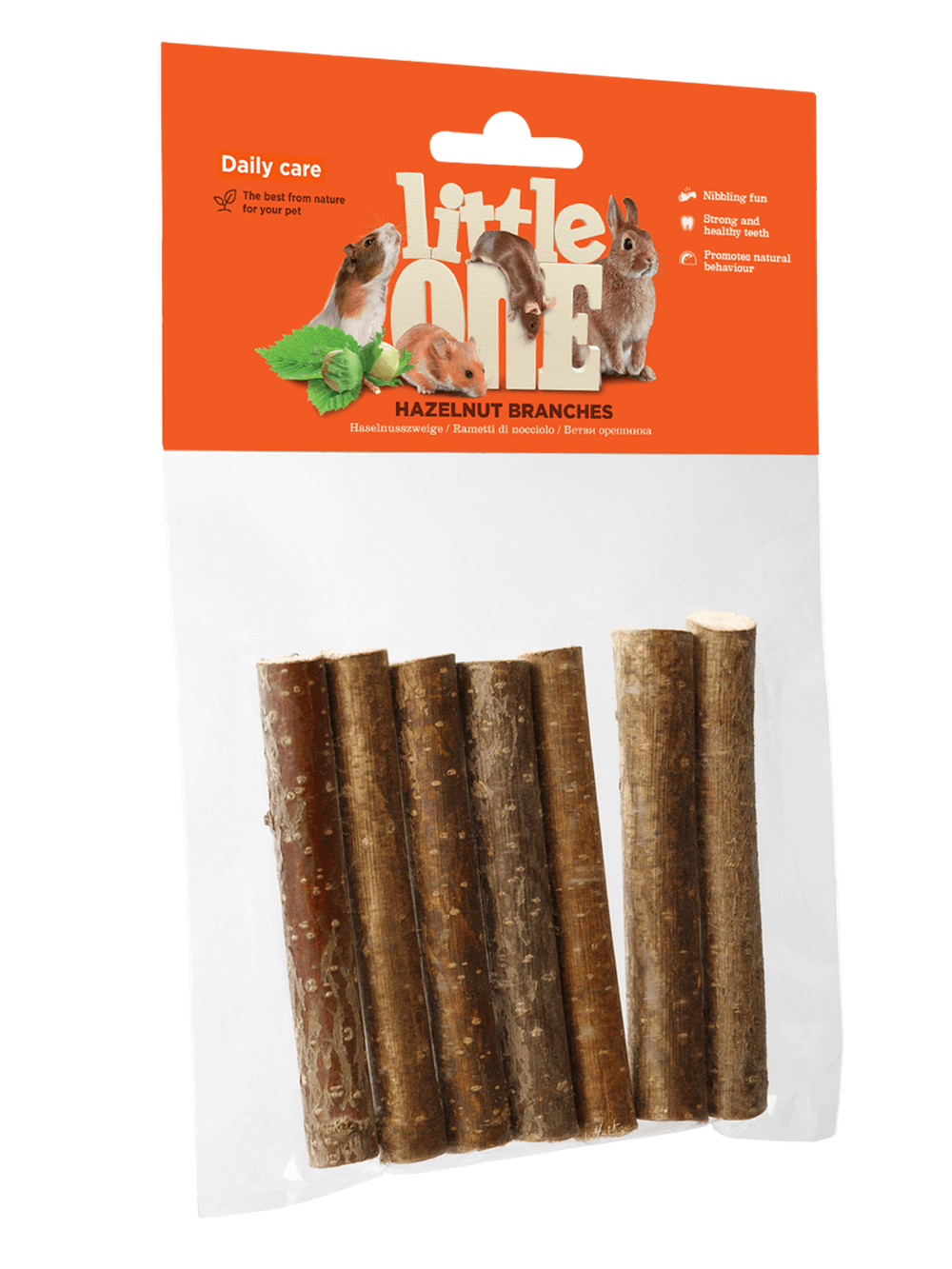 LITTLE ONE Ветви орешника для грызунов (7 шт)