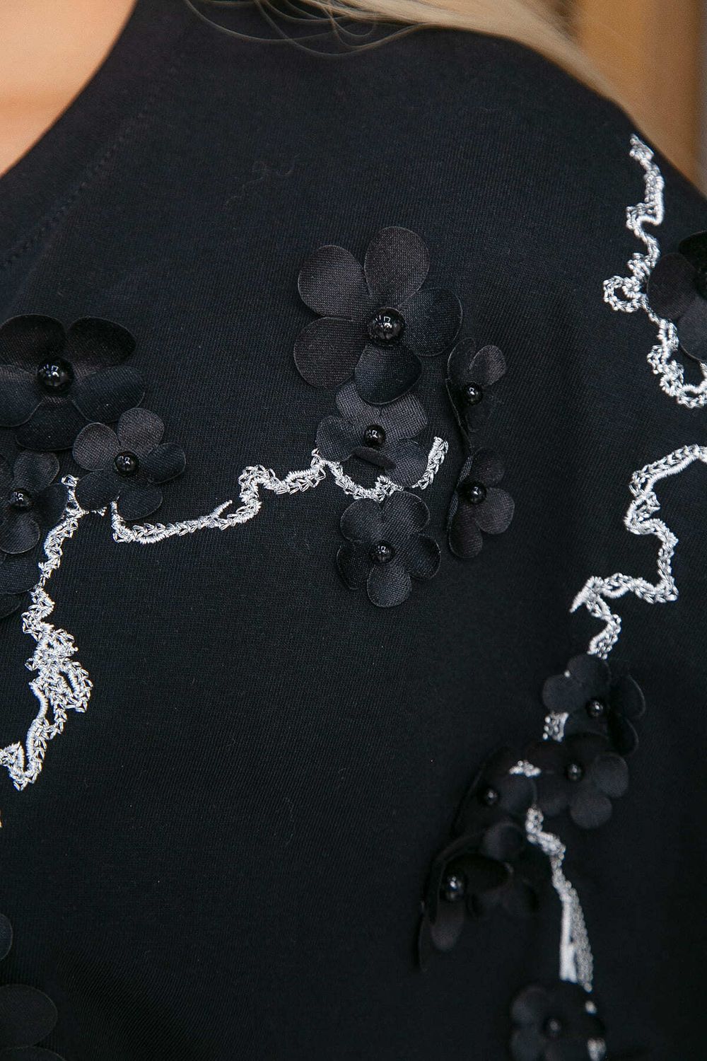 Блуза Мисти (черная) Б13164-20М LT Collection