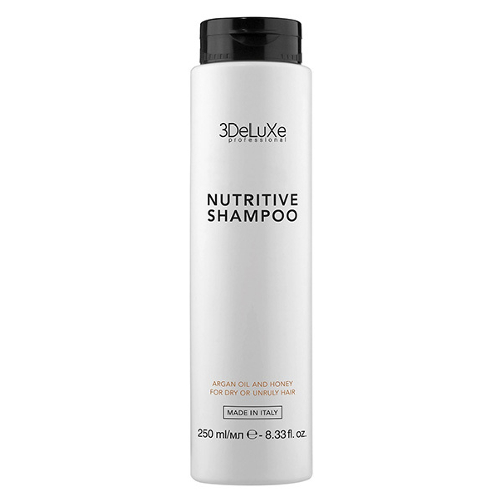Шампунь для сухих и поврежденных волос 3DeLuXe Shampoo Nutritive 250мл