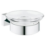 Мыльница стеклянная Grohe Essentials Сube 40754001