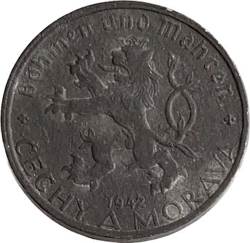 10 геллеров 1942 Богемия и Моравия