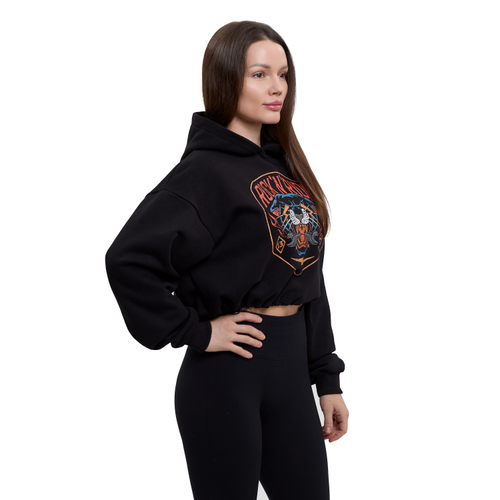 Худи женская Clan 13 Rock_N_Ride, черный