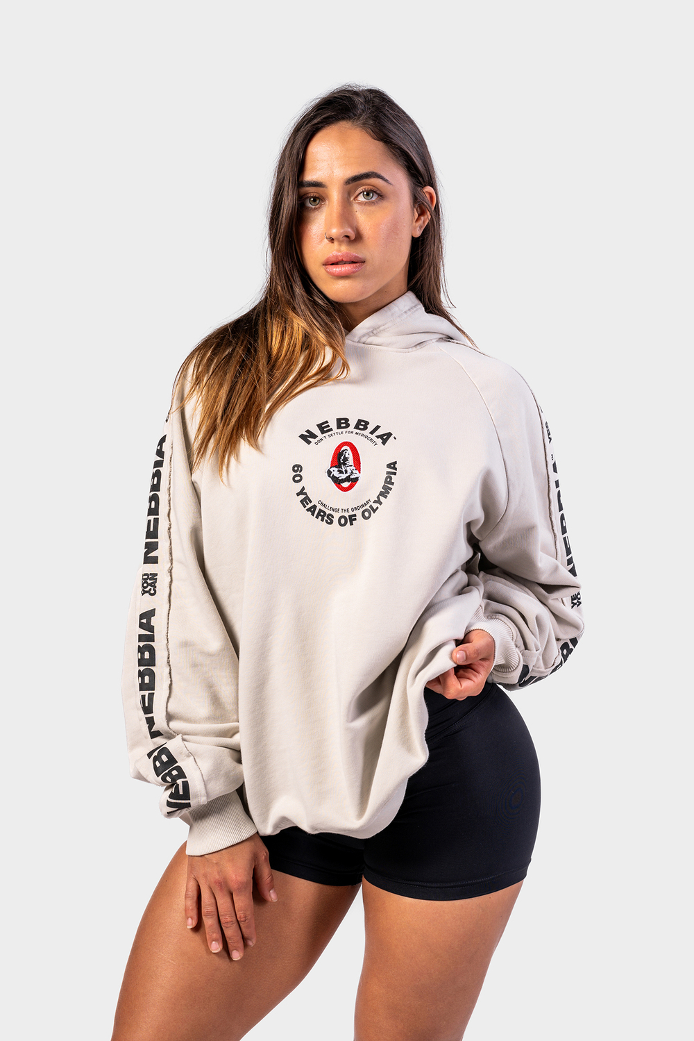 Толстовка Washed Hoodie HERITAGE 793 Кремовая
