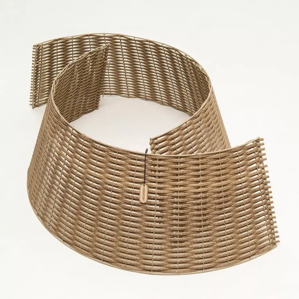 Корзина под елку, разборная "Царская лоза" чайное дерево