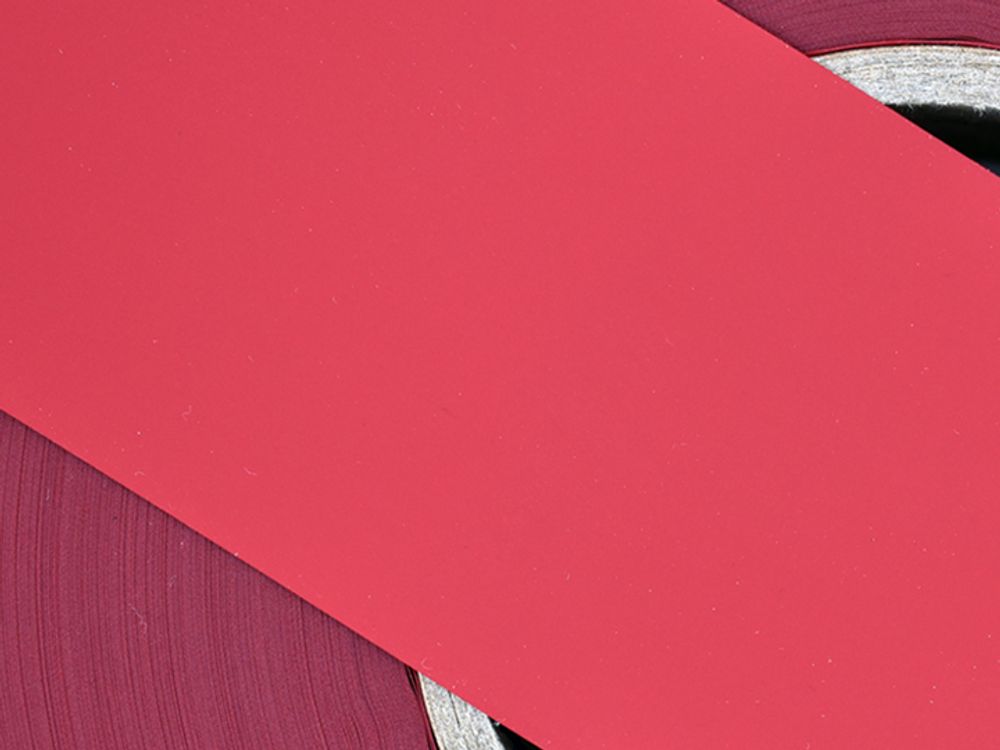 Полиэстеровая лента для ТТ-печати красная