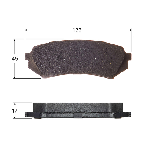 Колодки тормозные дисковые Avantech задние (противоскрипная пластина в компл.) AV250