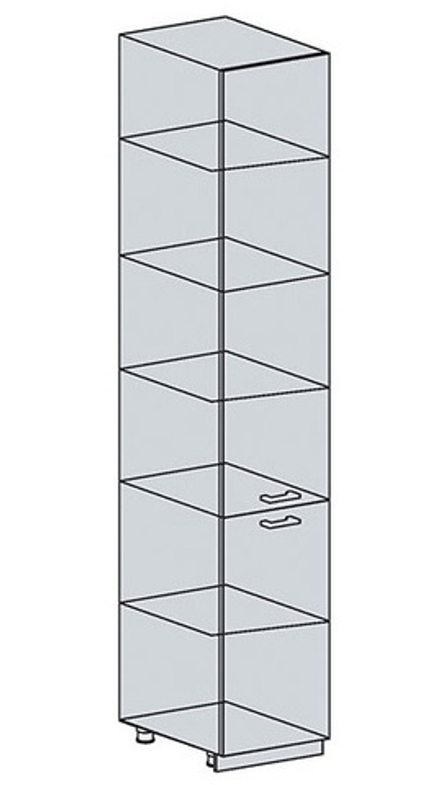 Прага (Сурская мебель) Шкаф-пенал 400мм