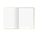 Блокнот с резинкой А5 (145х203 мм), в клетку 96 л., твердая обложка с фольгой, "Avocado", 113733