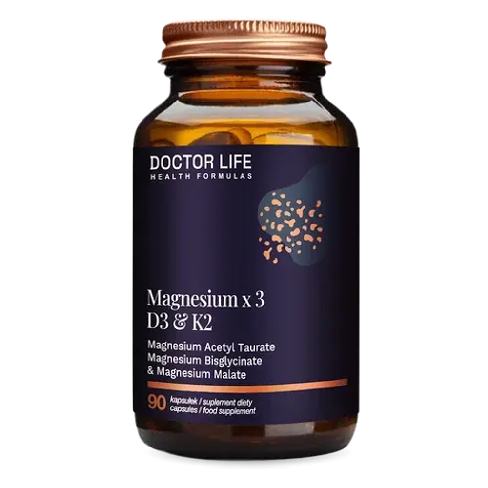 Doctor Life Магний с D3 и K2 90 капсул