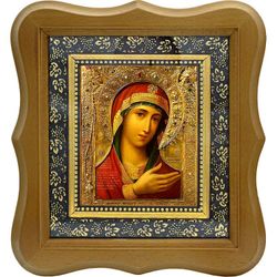 Икона Божьей Матери "Скоропослушница" на холсте. Невский список.