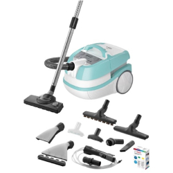 Пылесос BOSCH BWD420HYG Пылесос, контейнер, 2000 Вт, белый / голубой