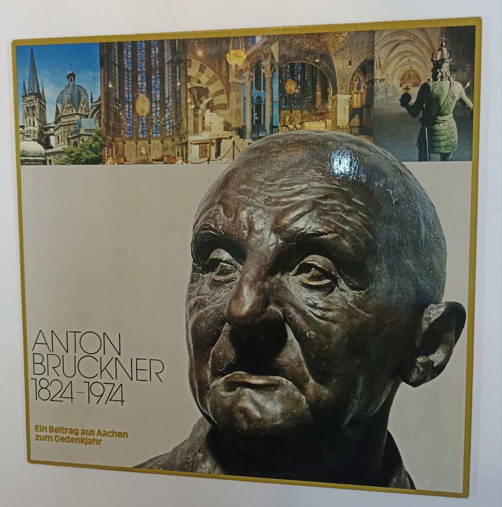 Винтажная виниловая пластинка LP Anton Bruckner Антон Брукнер 1824 1974 (Germany 1974)