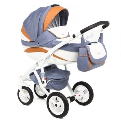 Детская универсальная коляска Adamex Barletta NEW - B25 (3в1)