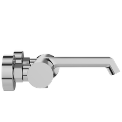 Смеситель для ванны с душем STWORKI Лерум S04100CR + Душевой гарнитур Ольборг S20190CR, хром