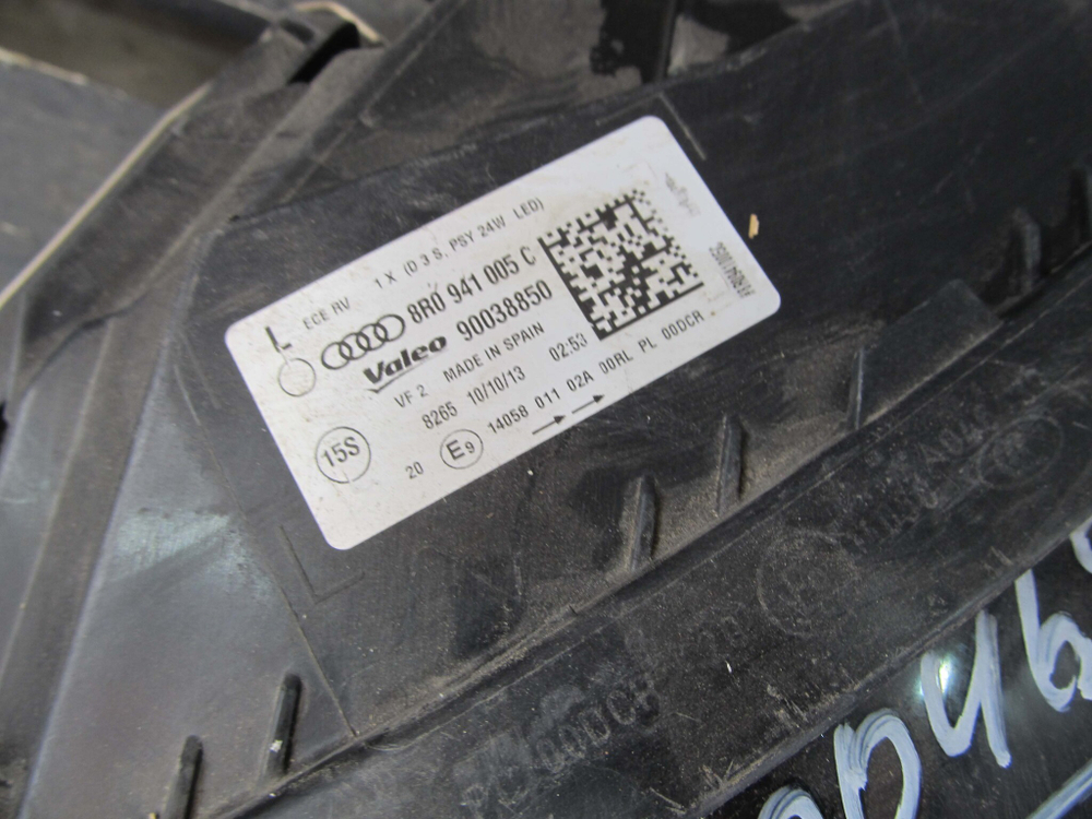 Фара левая LED Audi Q5 (8R) 12-17 Б/У Оригинал 8R0941005C