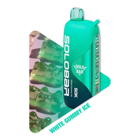 SOLOBAR Vanguard 50K - White Gummy Ice (5% nic)