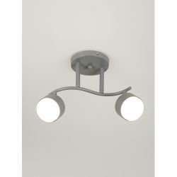 Светильник настенно-потолочный спот Rivoli   7077-702 2хGX53 15 Вт поворотный