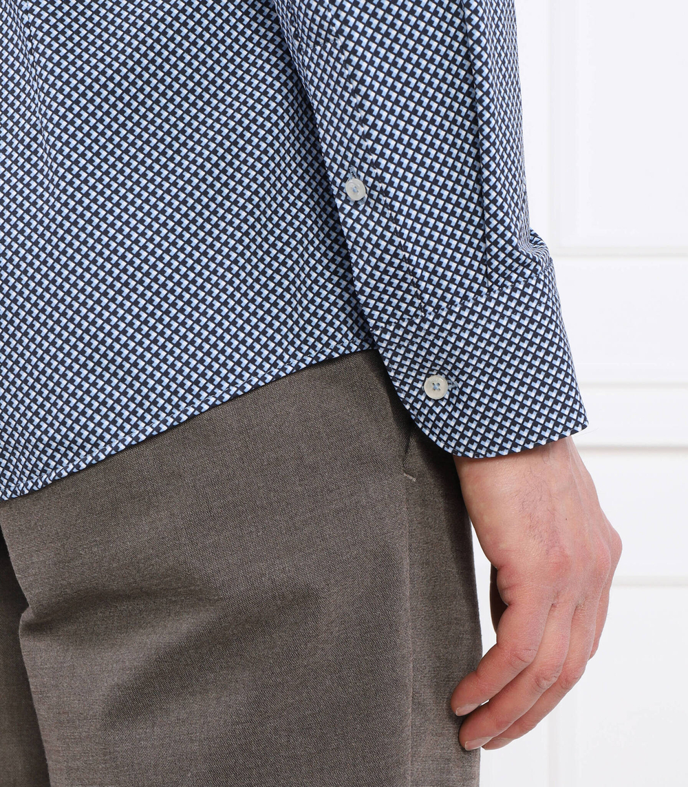 Рубашка P-HANK-s-kent-C1-222 BOSS BLACK - темно-синий(50490403)