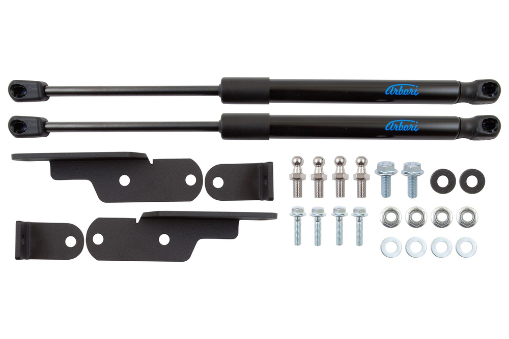 Упоры капота для KIA Rio (FB)/Rio (FB) X, 2017-, 2020-, к-т 2 шт / Киа Рио