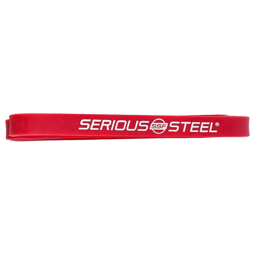 Serious Steel Fitness, Ремешок для сопротивления, 32 дюйма, красный цвет # 2, 1 шт.